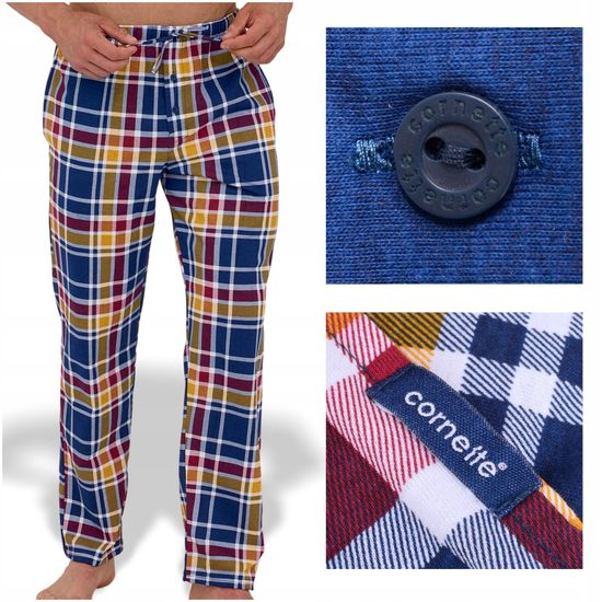 Брюки домашние мужские в клетку Cornette 691/53
