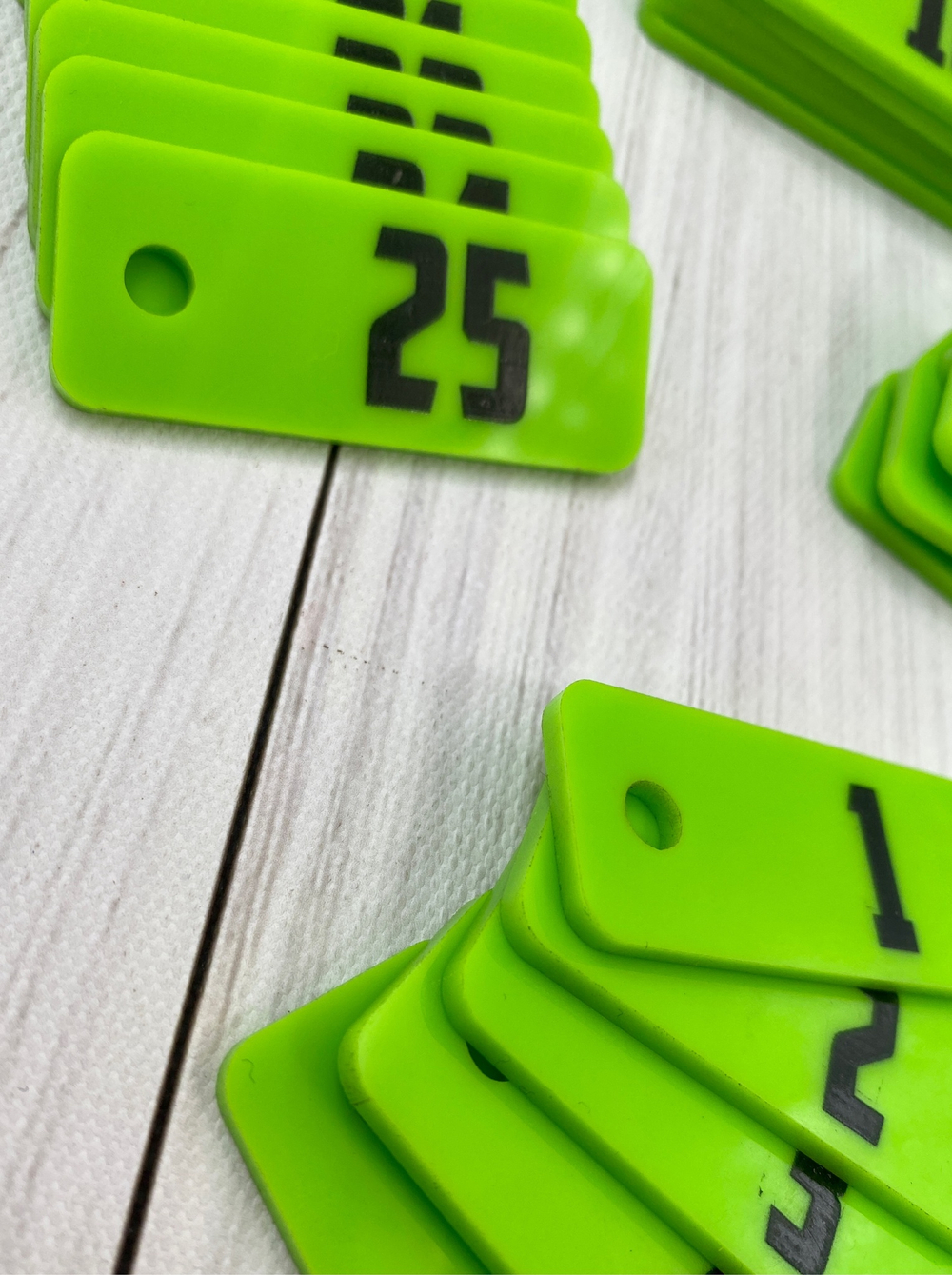 Номерки для ключей 20х50 (Комплект)