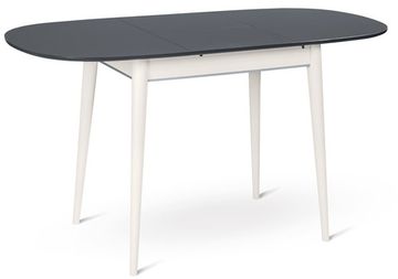 Стол Арека М (бук/тон черная эмаль/тон подстолья 1/ножка 8)