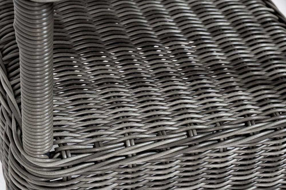 "Рим" комплект шезлонг со столиком, цвет графит