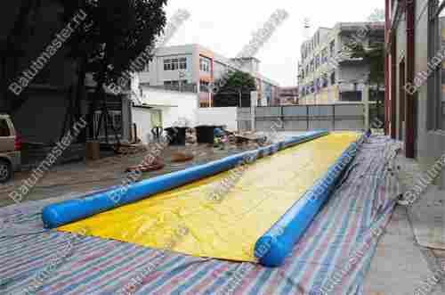 Водная горка без надувного дна, герметичная ТУРБО "Слайд", 25*4*0,5 м