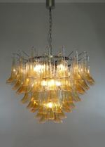 Люстра Novaresi Tulipani Amber Chrome, 5 L