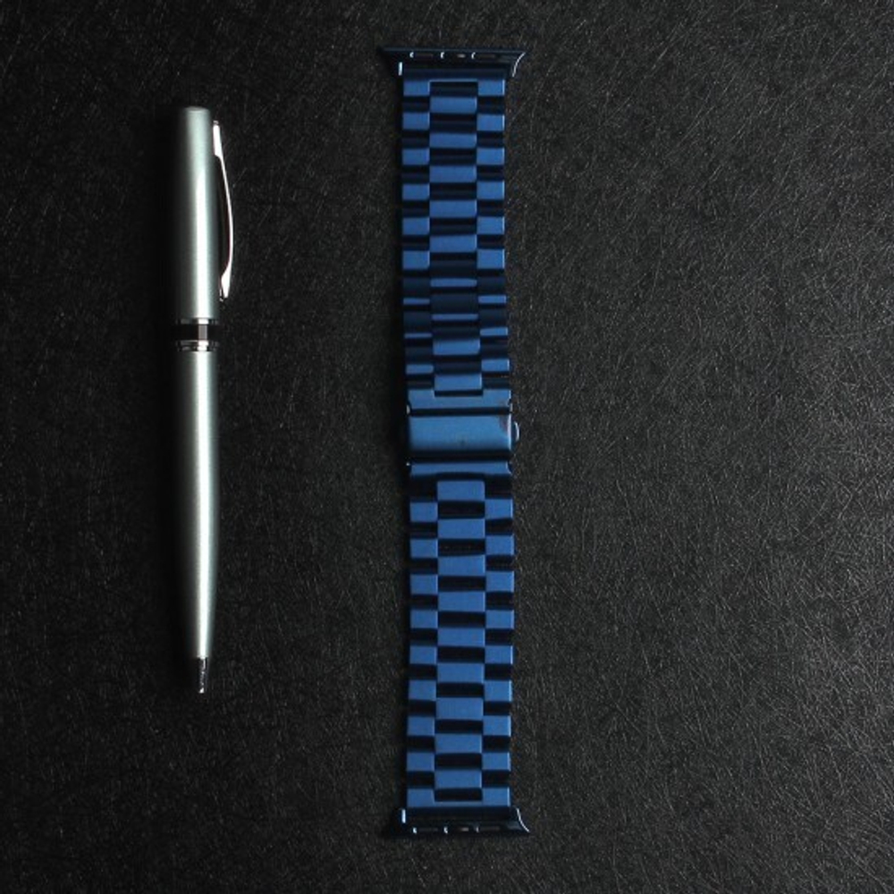 Ремешок для Apple Watch 42/44мм, металлический, 012449 Синий