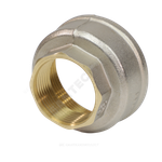 Муфта латунь никель переходная Ду 25х15 (1"х1/2") ВР/ВР 9019 ГОСТ 32585-2013 Aquasfera 9019-02