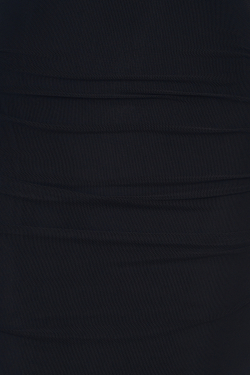 Драпированное платье макси с металлической молнией