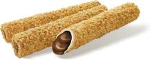 Вафельные трубочки &quot;Laritele&quot; с какао в глазури с арахисом 19,5г. Знак вкуса - купить не дорого в Москве
