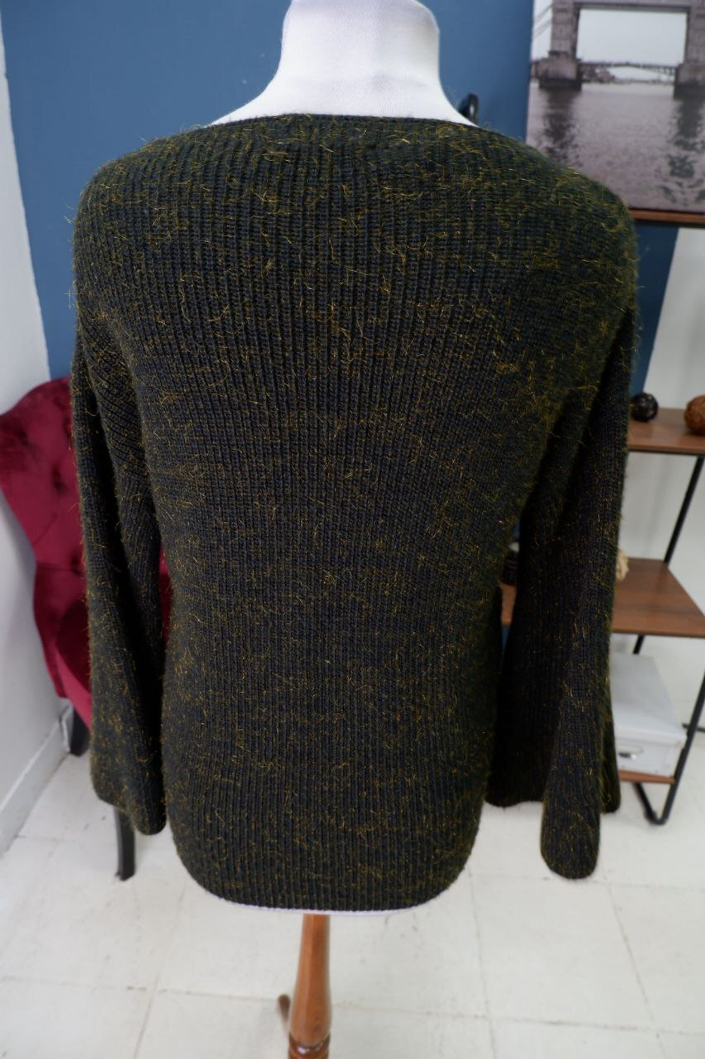 Джемпер Mango с люрексом 44 размер