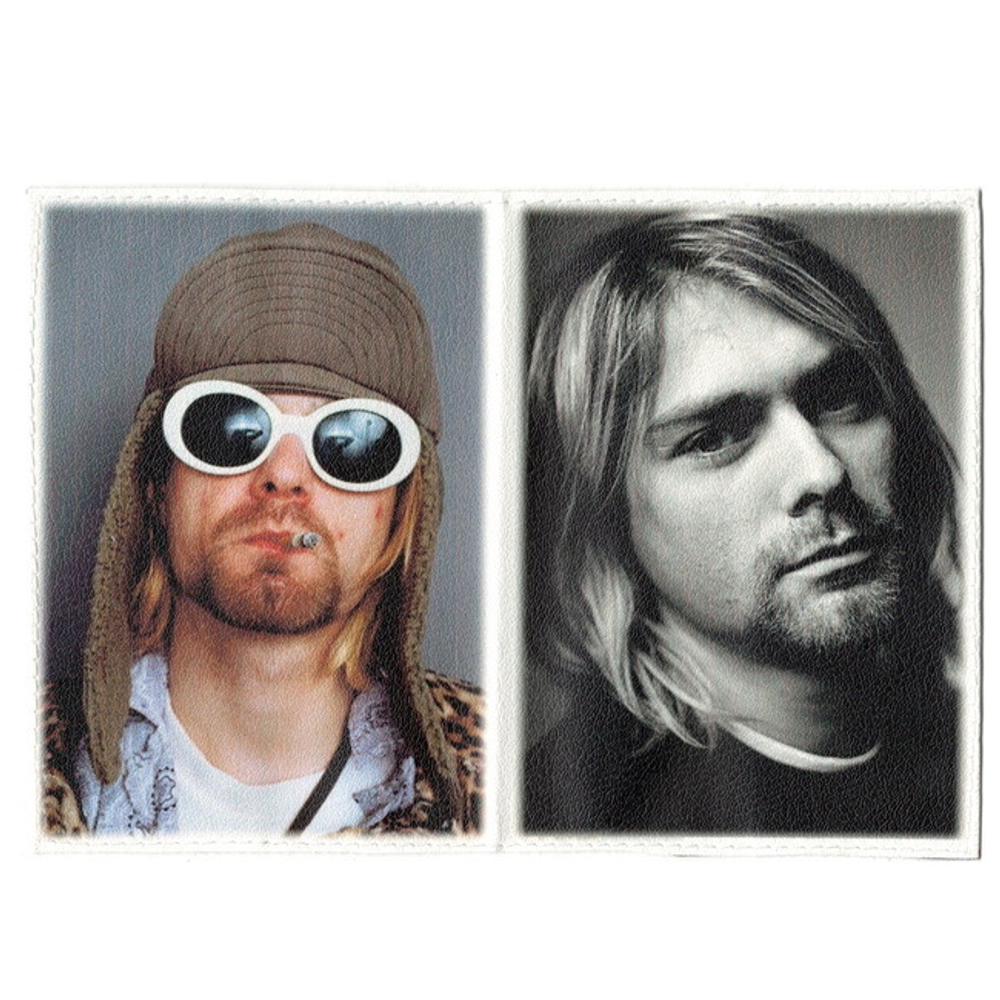 Обложка для паспорта Nirvana Kurt Cobain
