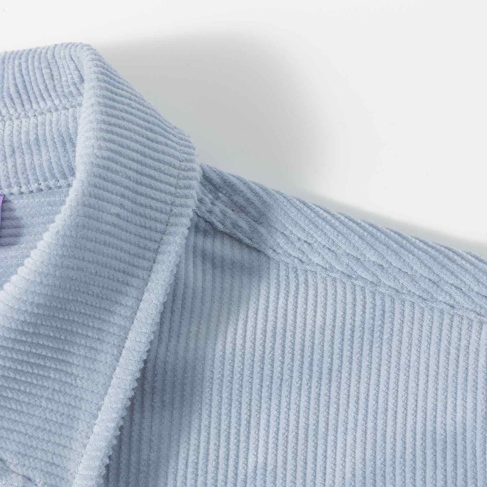 Купить Рубашка Ymkashix Velvet Button голубая Рубашка Ymkashix Velvet Button голубая