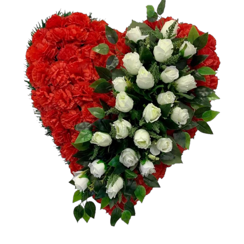 Траурный венок сердце