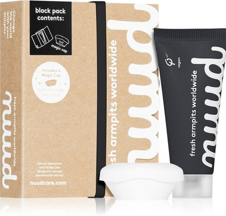 nuud Starter Pack Black - Натуральный крем-дезодорант. /  + Magic Cap 15  ml  / GTIN 8719327647745