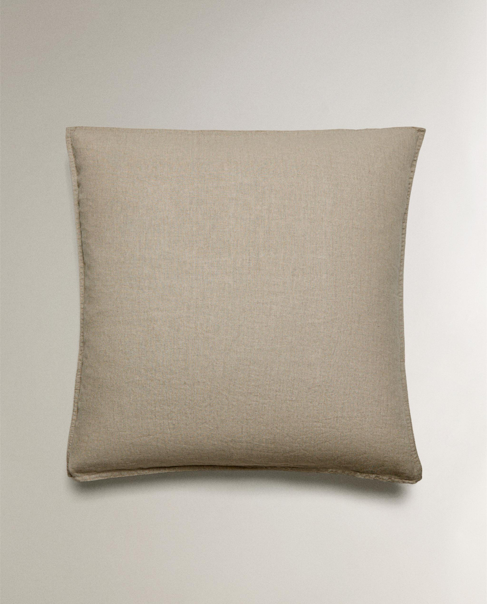 Наволочка Zara Home, лён 100%, однотонный, 7180/091