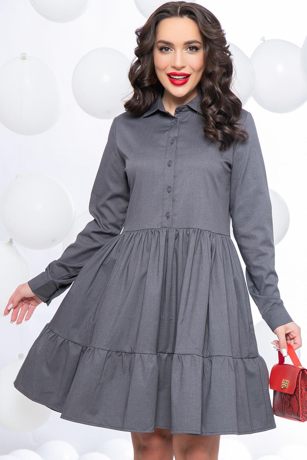 Платье "Лилиана" (грей) П5533 LT Collection