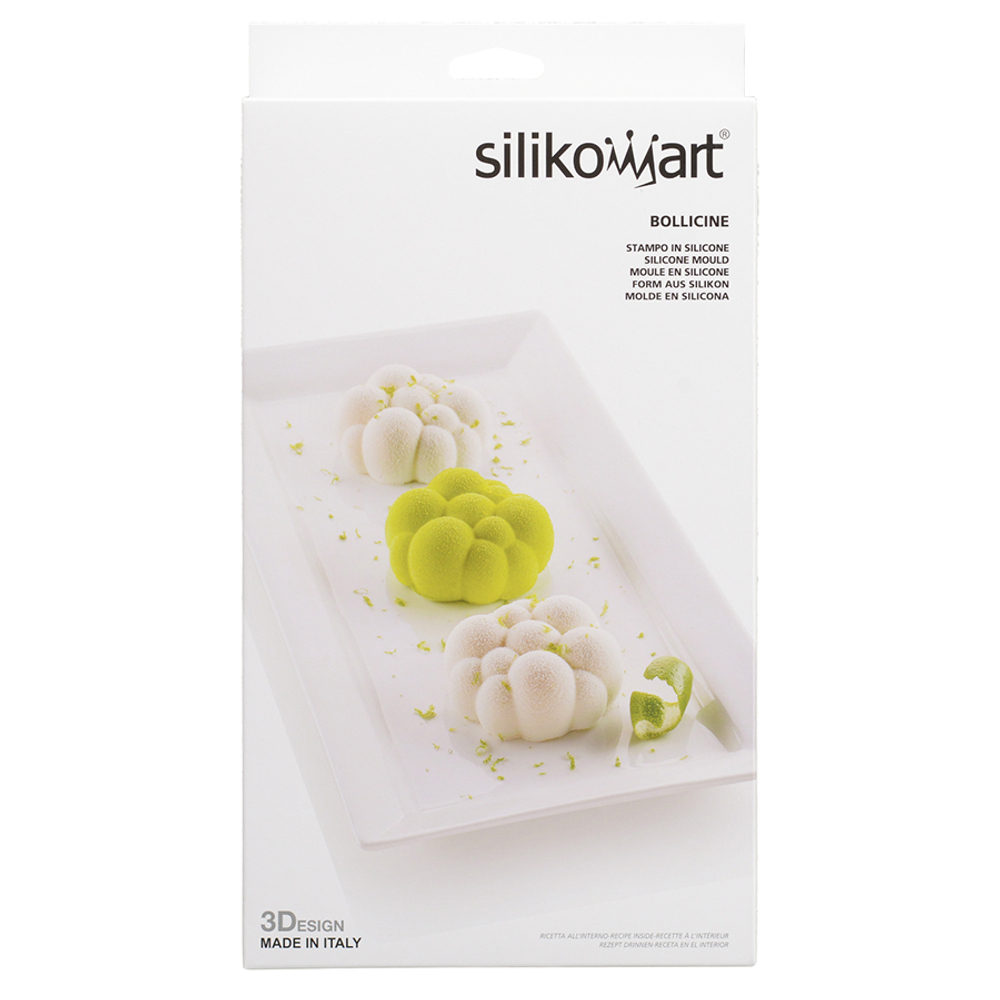 Форма силиконовая для приготовления пирожных bollicine, 17х30 см