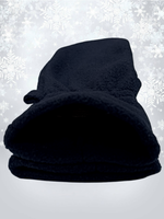 5005 Варежки детские флисовые темно-синий (14)