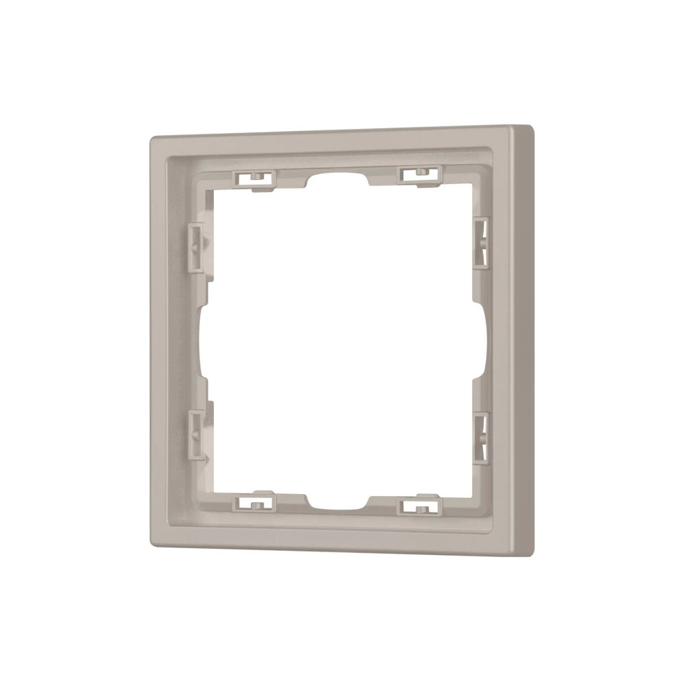 Рамка пластиковая FRM-NOBE-SFPL-1-CA (Arlight, Кашемир) 059454