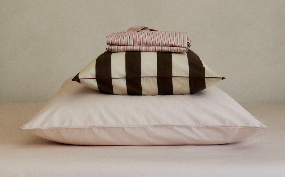 Наволочка Zara Home перкаль, хлопок 100%, однотонный, 0132/091