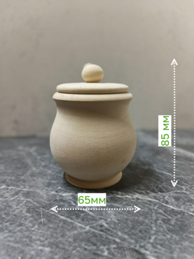Солонка №3, заготовка 85*65 мм
