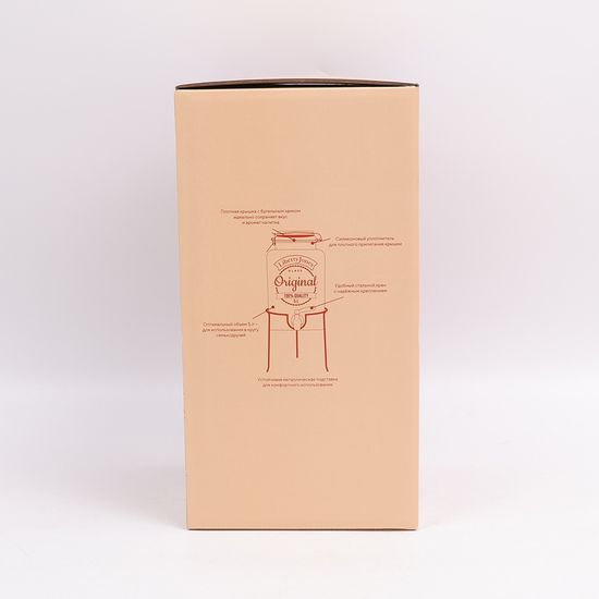 Диспенсер для напитков с подставкой maison jar, 5 л
