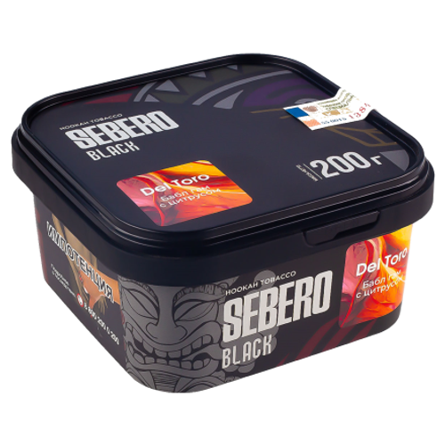 Sebero Black 200гр. Del Toro (Бабл гам с цитрусом) (М)