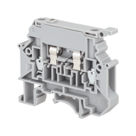 Клемма винтовая с держателем предохранителя, 4 мм2,с индикацией 220В, серая, MTU-4F220 арт.69603