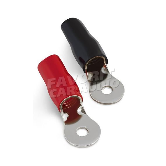 Клемма силовая Stinger SPT5134 Red/Black 4GA КОЛЬЦО (комплект 4 шт.)