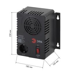 СНК-500-У ЭРА Стабилизатор напр. компакт, универс., 160-260В/220В, 500ВА | Компактные