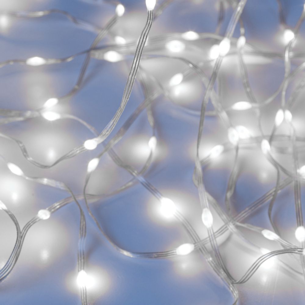 Светодиодная новогодняя гирлянда ЭРА ENIN-200WD занавес водопад холодный белый 3*2 м 200 LED IP20 | Гирлянды