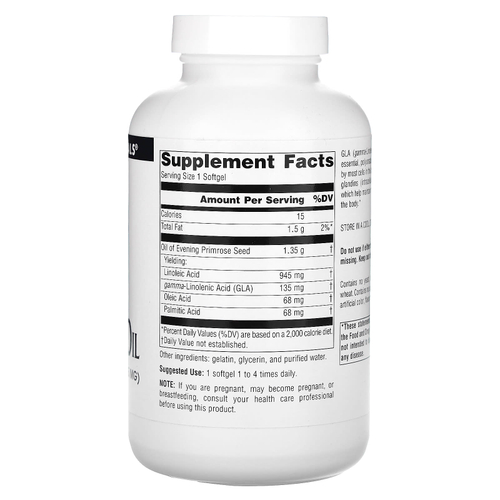 Source Naturals, масло примулы вечерней, 1350 мг, 120 мягких таблеток