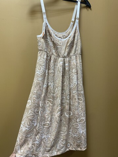 Сорочка для беременных и кормящих розовые узоры, размеры 48,50,52