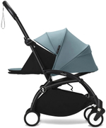 Коляска Stokke YOYO3 Newborn Shell - Newborn Pack рама чёрная Black 2 в 1 Aqua