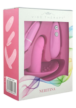 Розовый вибростимулятор для женщин NERITINA (Цвет: розовый)