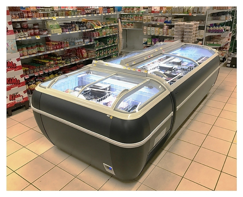 Ларь-бонета холодильно-морозильная TEFCOLD TWIN 220-CF двухсторонняя