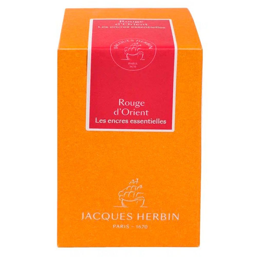 Чернила во флаконе Herbin Prestige 50 мл Rouge d'orien красные (13169JT) 1