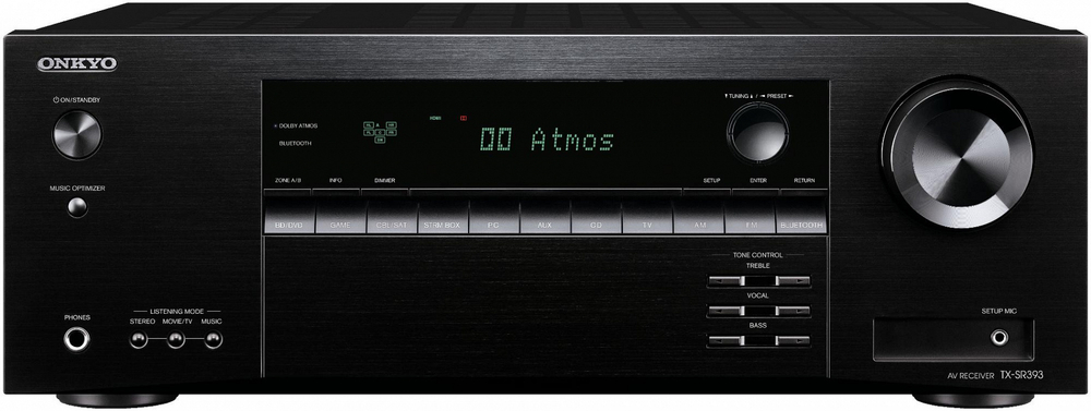 AV ресивер Onkyo TX-SR393 Black
