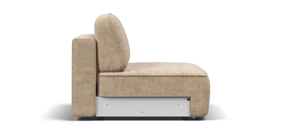 Кинг Модуль спальное место место Велюр Роял шампань