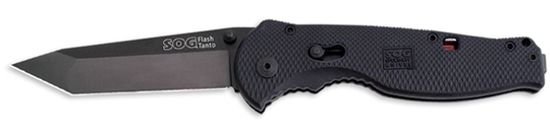 Складной нож SOG Мод. FLASH II TANTO BLACK 97037