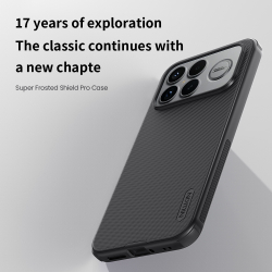 Противоударный чехол для Xiaomi Poco F8 Ultra (Redmi K90 Pro Max), серия Super Frosted Shield Pro от Nillkin