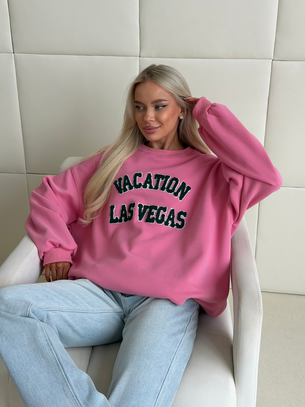 Худи Las Vegas розовый