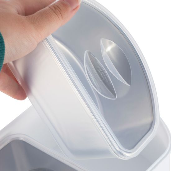 Ланч бокс 1500 мл. Kamille KM 2139 (пластик, нержавеющая сталь)