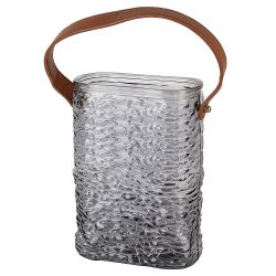 Ваза "Сумочка" h=17,5см, v=1200мл (стекло) (индивидуальная упаковка)