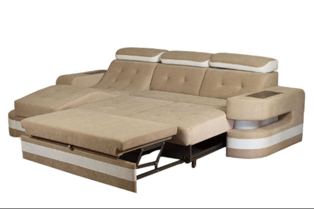 Диван Аурис с оттоманкой с баром