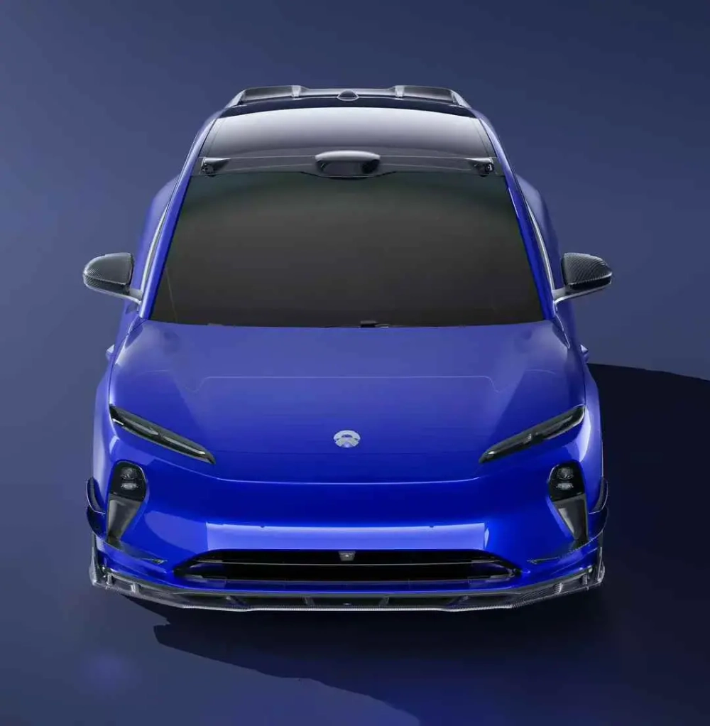 Карбоновый обвес для NIO ET5T 2023+ НИО бампер диффузор плавники юбки