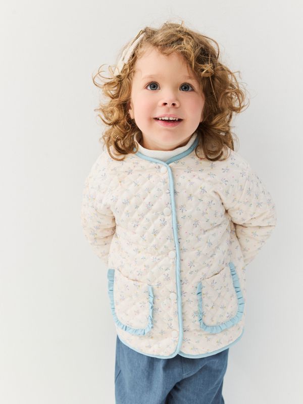 Куртка стеганая на кнопках 