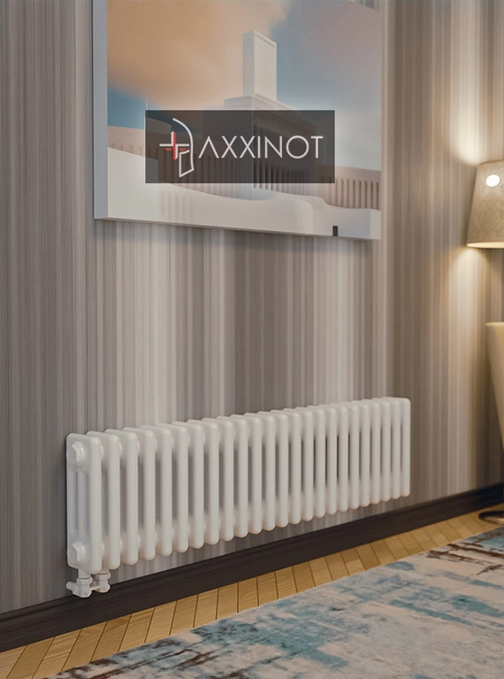 Axxinot Sentir 3020 - трехтрубный трубчатый радиатор высотой 200 мм, нижнее подключение