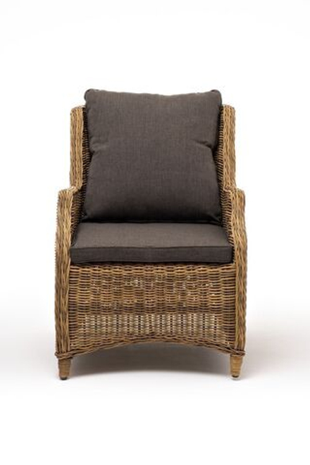 "Неаполь" плетеный стул из искусственного ротанга, цвет соломенный