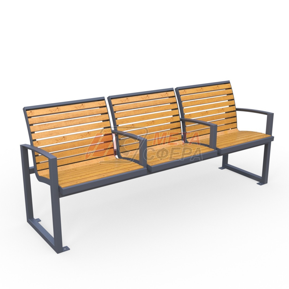 Скамейка Ньюпорт 3 места