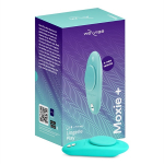 Аквамариновый вибратор 9,2см в трусики We-Vibe Moxie+ Wearable Clitoral Vibrator Aqua SNXM2SG5