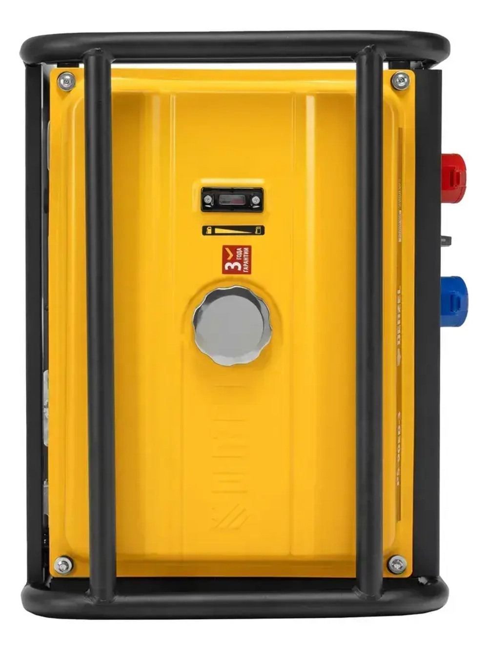 Генератор бензиновый DENZEL PS 90 ED-3, 9 кВт и 460 см3 объем двигателя, 230/400 В и 25 л топливного бака, электростартер и блок AVR, 3 розетки и силовые клеммы, трехфазный 946944