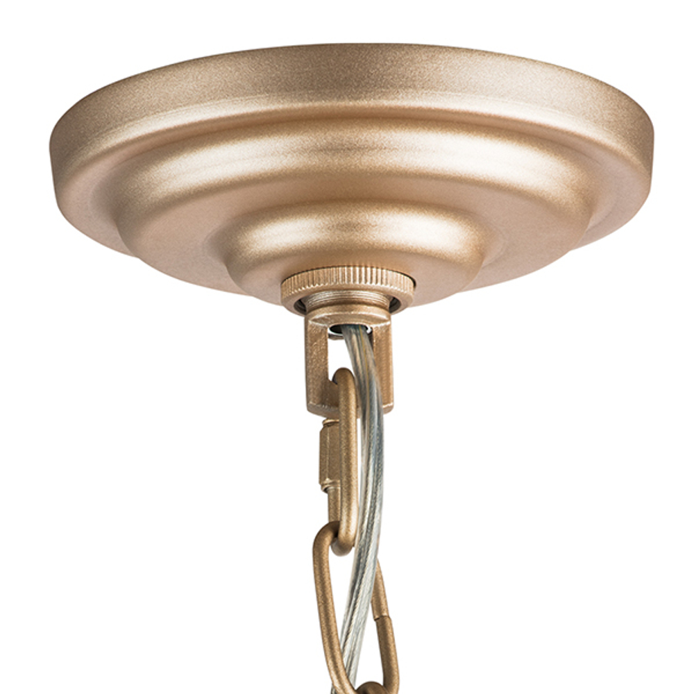 712062 Люстра AGAVE 6х40W E27 ШАМПАНЬ/ПРОЗРАЧНЫЙ